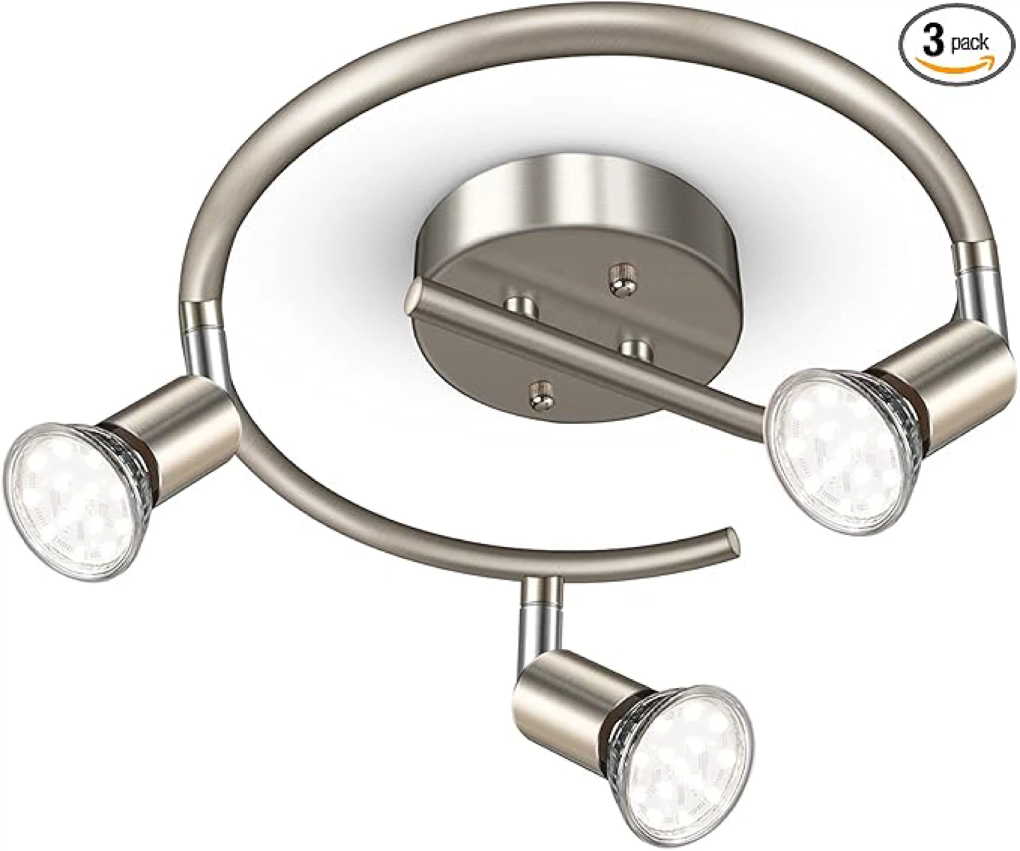 Ascher 3 Lights Spiral LED Light Fixture