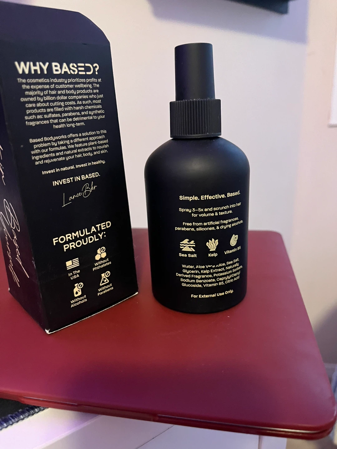 Based Sea Salt Spray Santal Sandalwood 200ml - photo 2