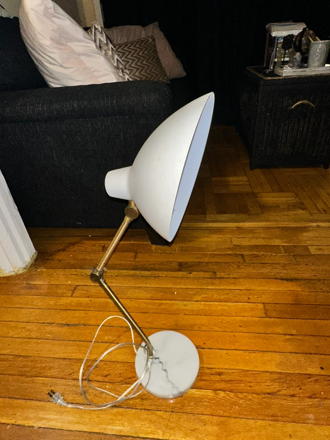 Adjustable Desk Lamp with Marble Base - photo 2
