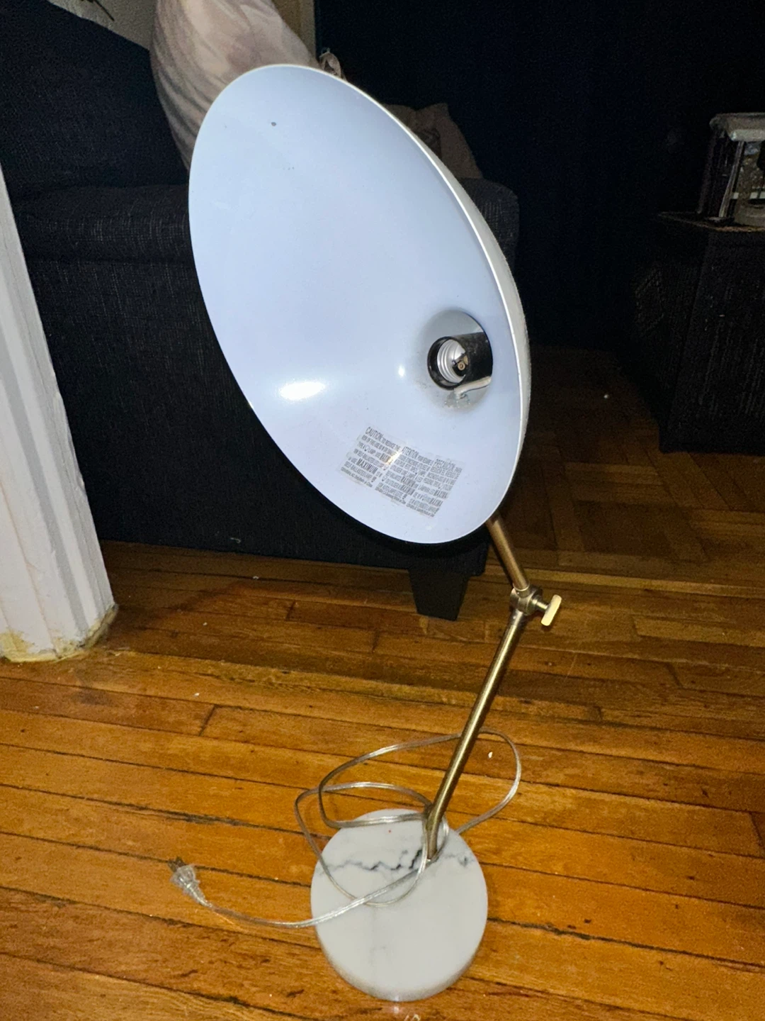 Adjustable Desk Lamp with Marble Base