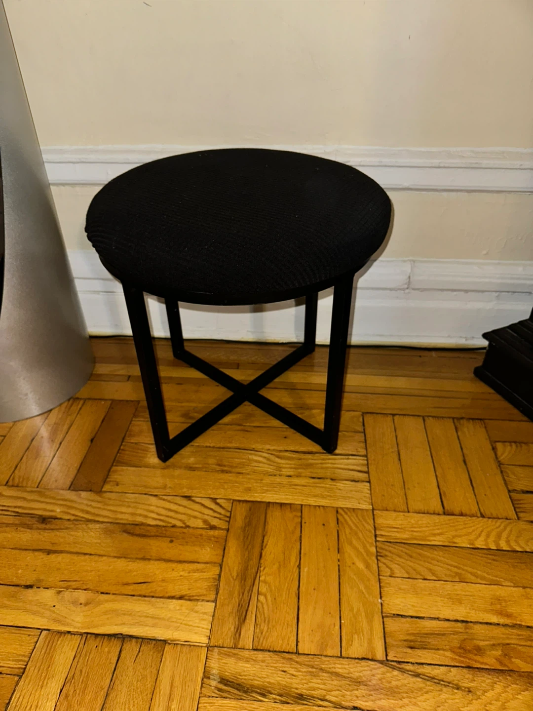 Green Upholstered Vanity Stool - photo 2