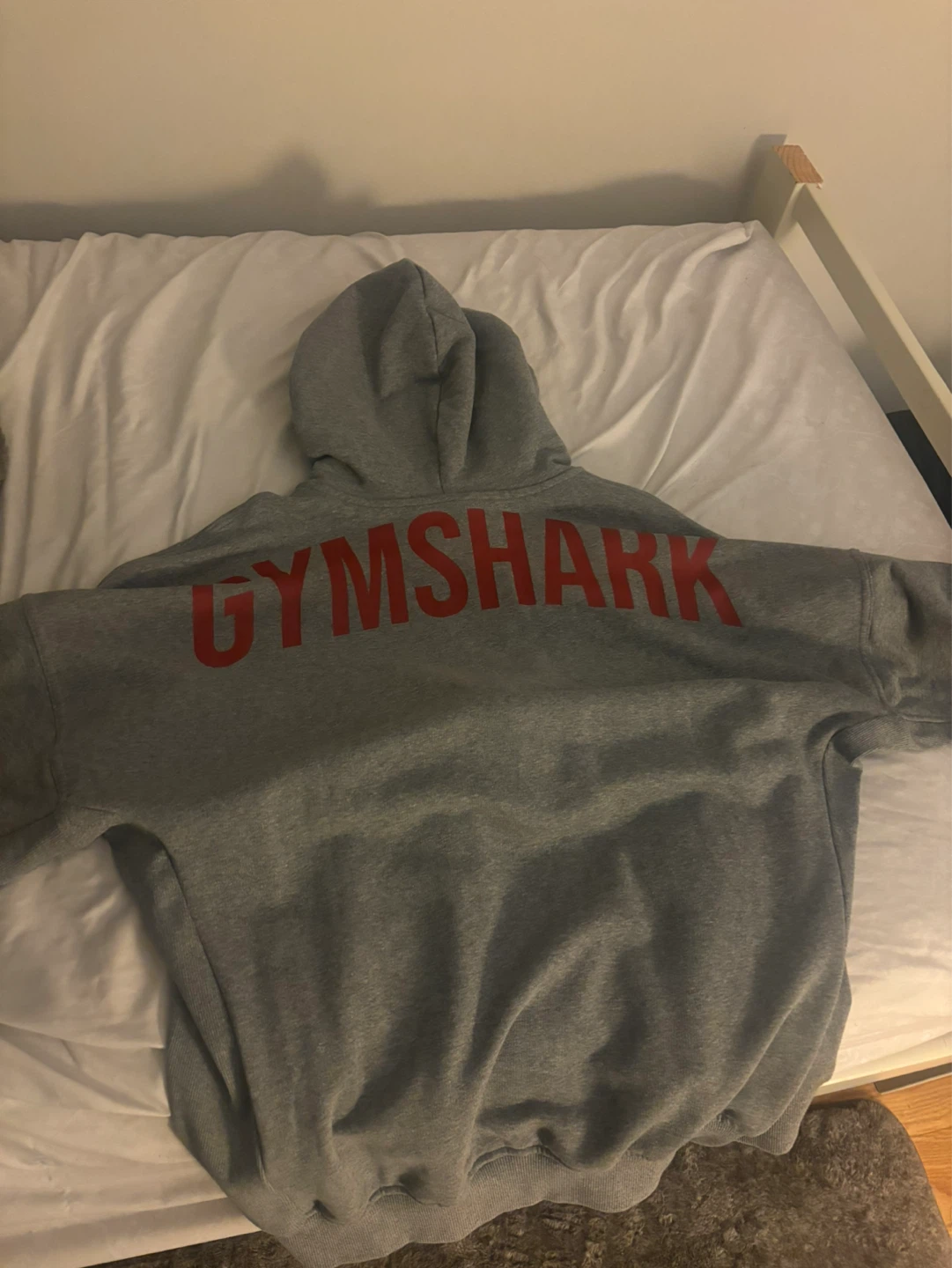 Gymshark Grey Full Zip Hoodie - Size L