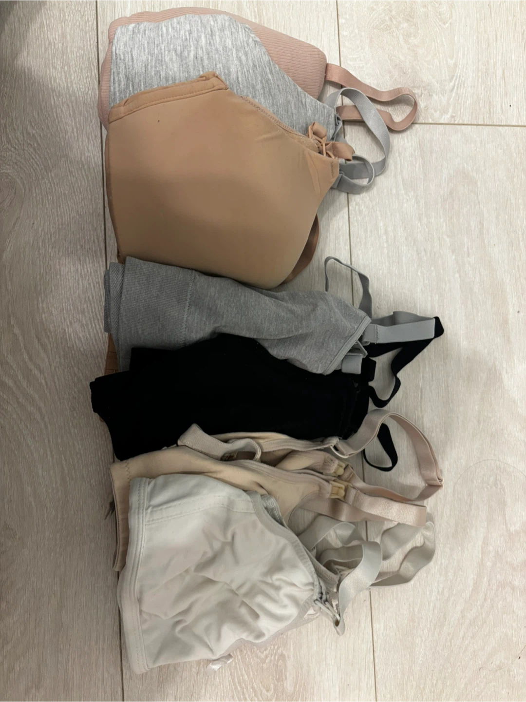 Bundle of 7 nursing bras