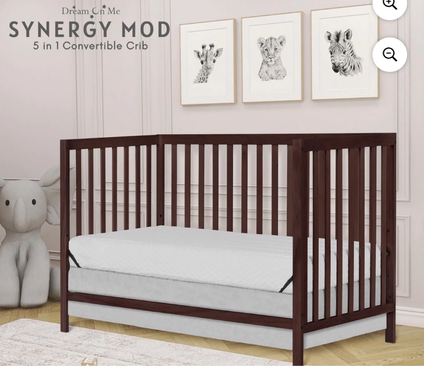 Dream On Me Synergy Mod 5-in-1 Convertible Crib - photo 2