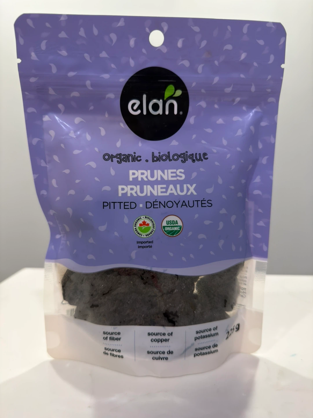 Elan Organic Pitted Prunes