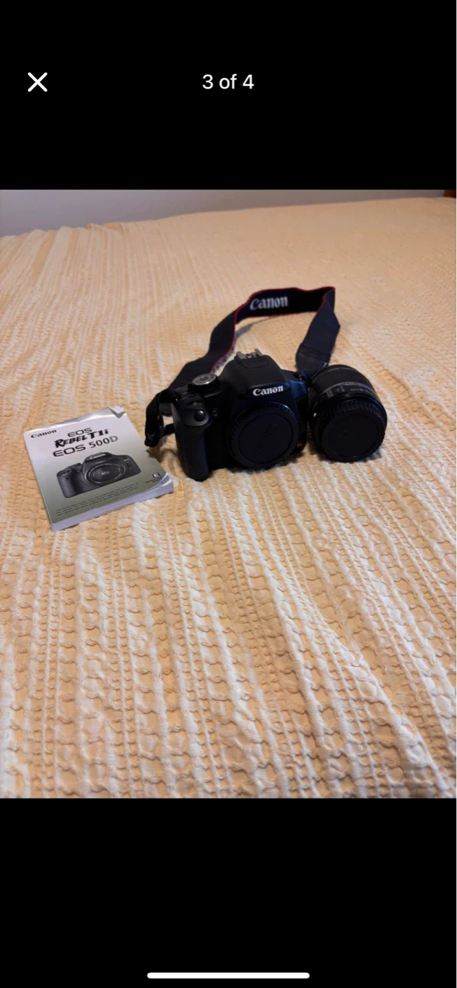 Canon Rebel T1i EOS 500D DSLR Camera with 18-55mm Lens and Bag - photo 3