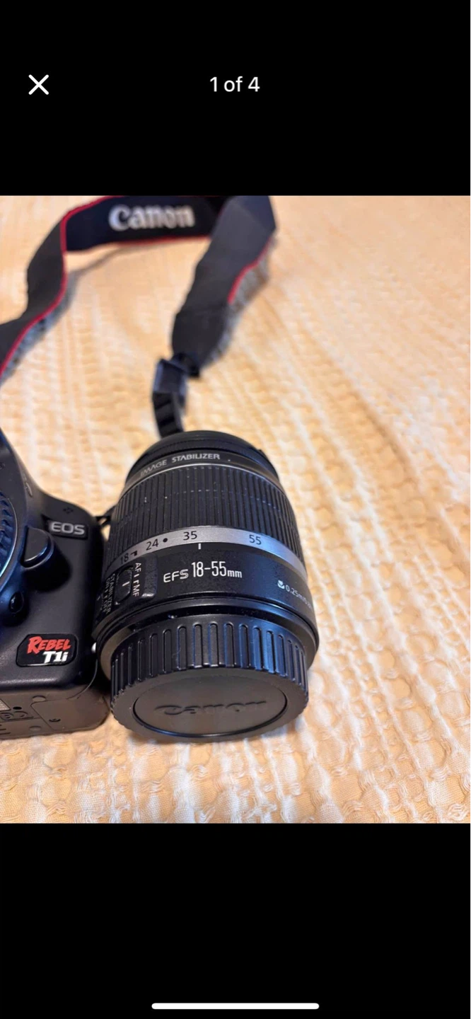 Canon Rebel T1i EOS 500D DSLR Camera with 18-55mm Lens and Bag - photo 2