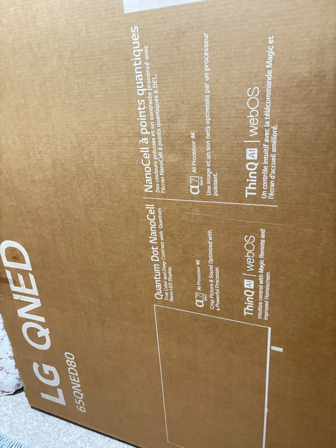 LG QNED 65" QNED80 TV