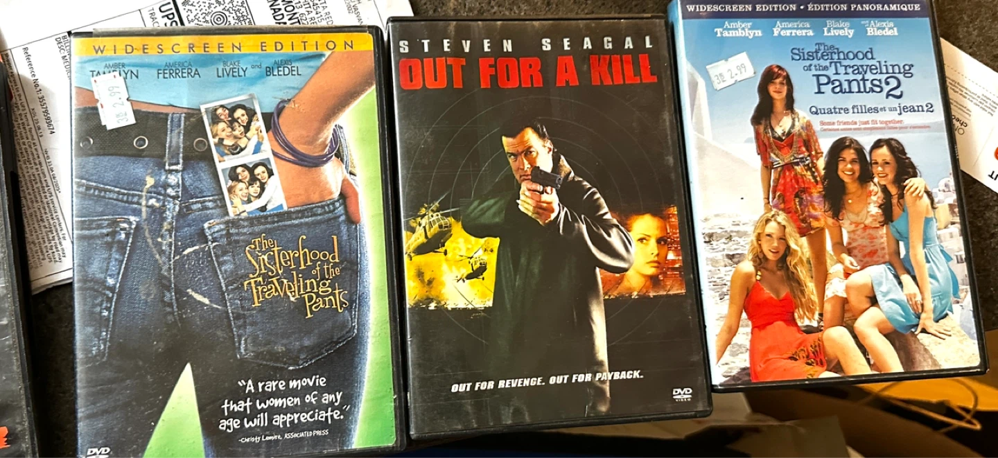 The Sisterhood of the Traveling Pants 2 & Out for a Kill DVDs