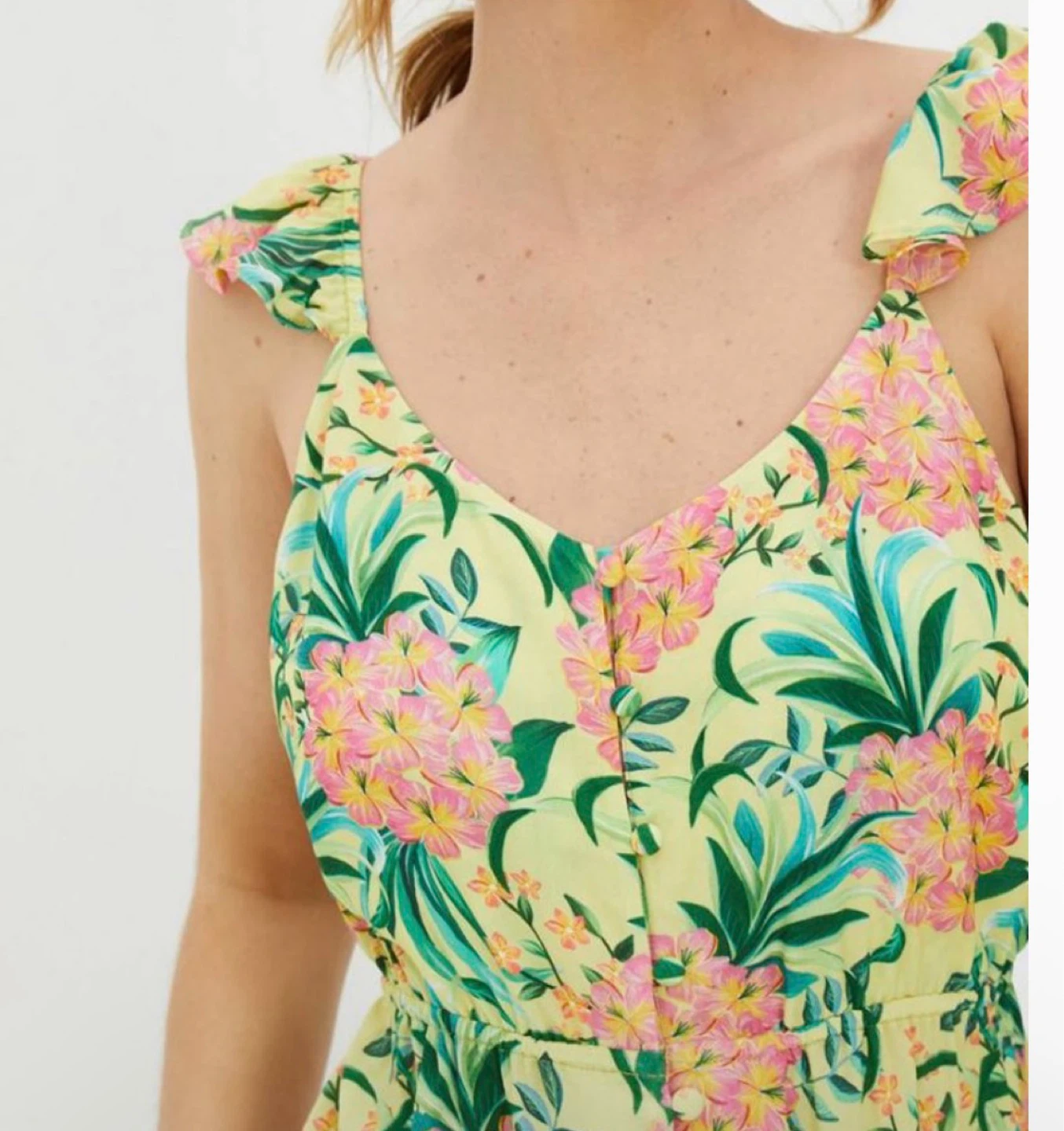 🆕ANTHROPOLOGIE “Farm Rio” Floral Print Midi Top  (NWT) 🌟