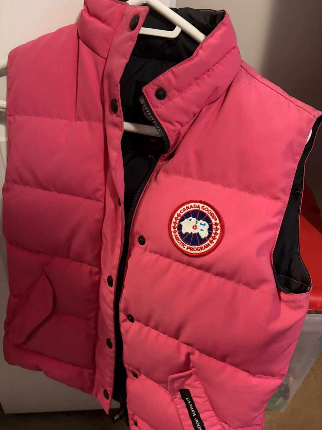 Canada Goose Pink Puffer Vest