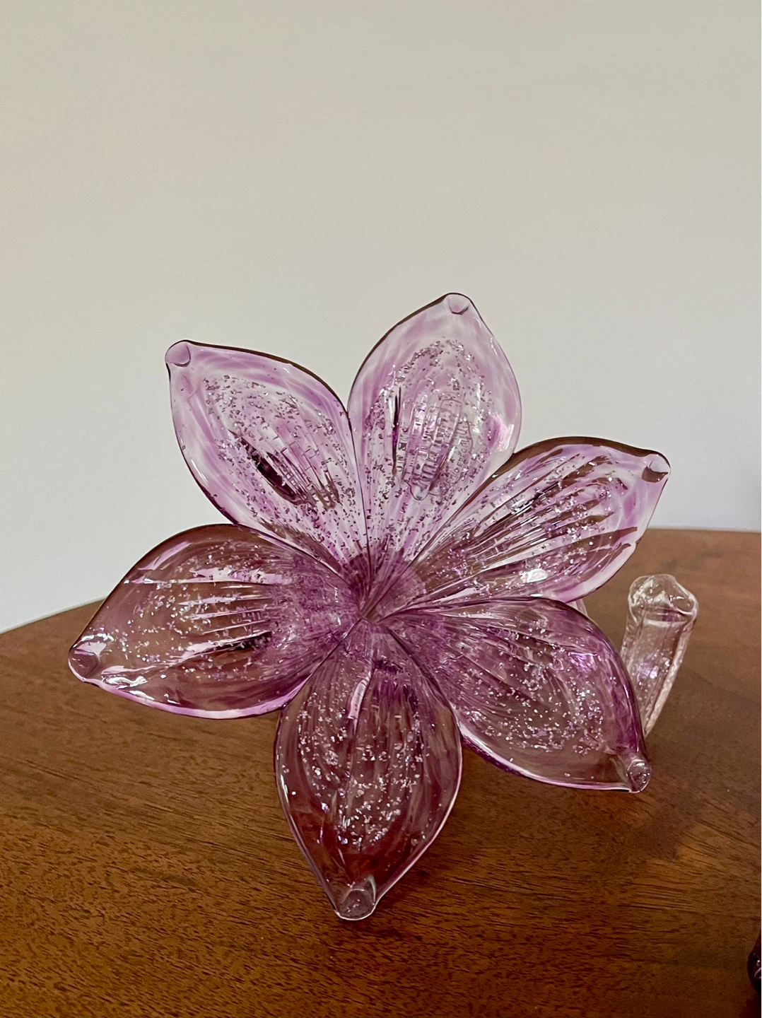 Set of 2 Authentic Murano Glass Flowers - made in Italy - photo 3