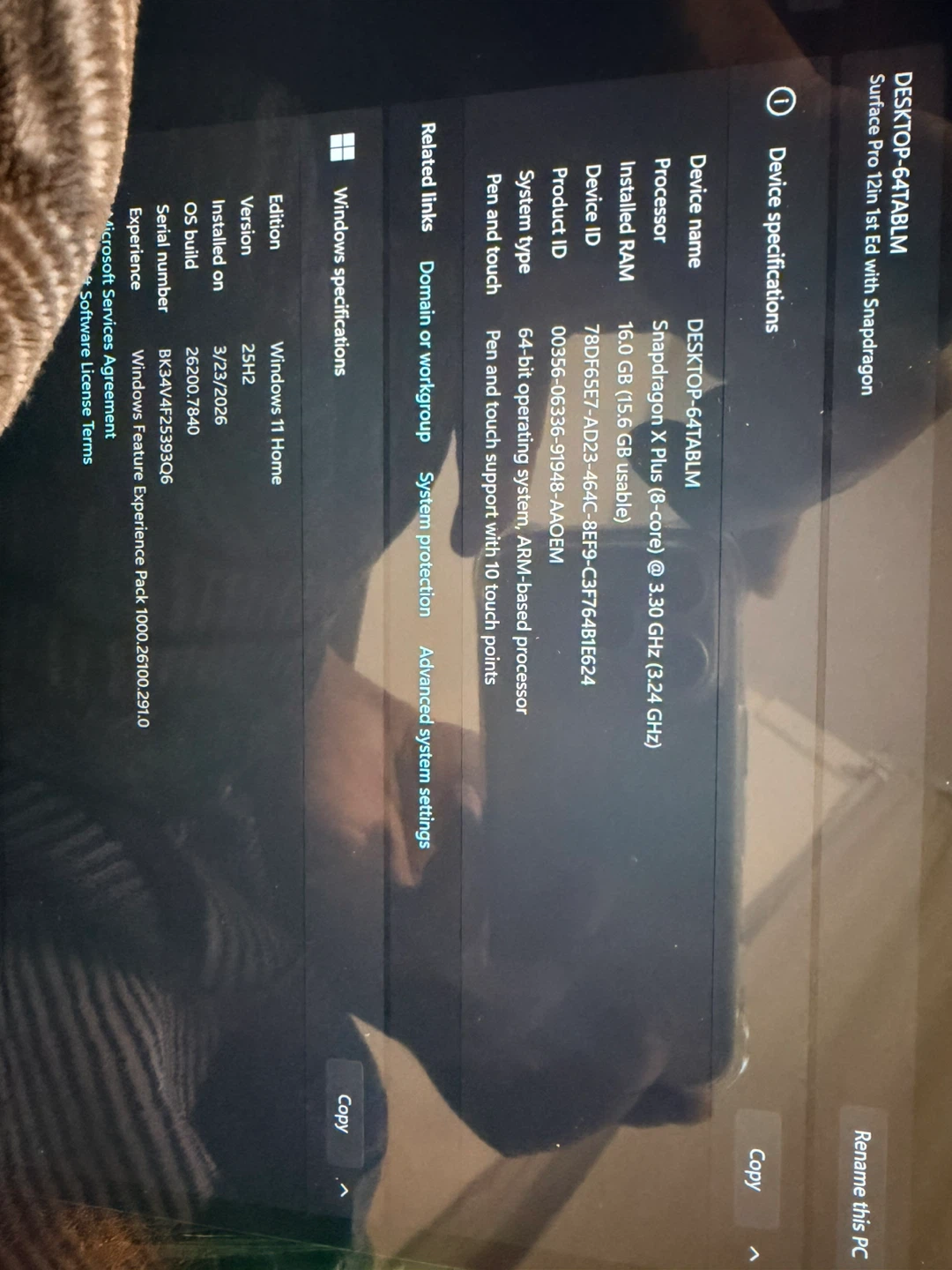 Microsoft Surface Pro 12in 1st Gen - photo 2