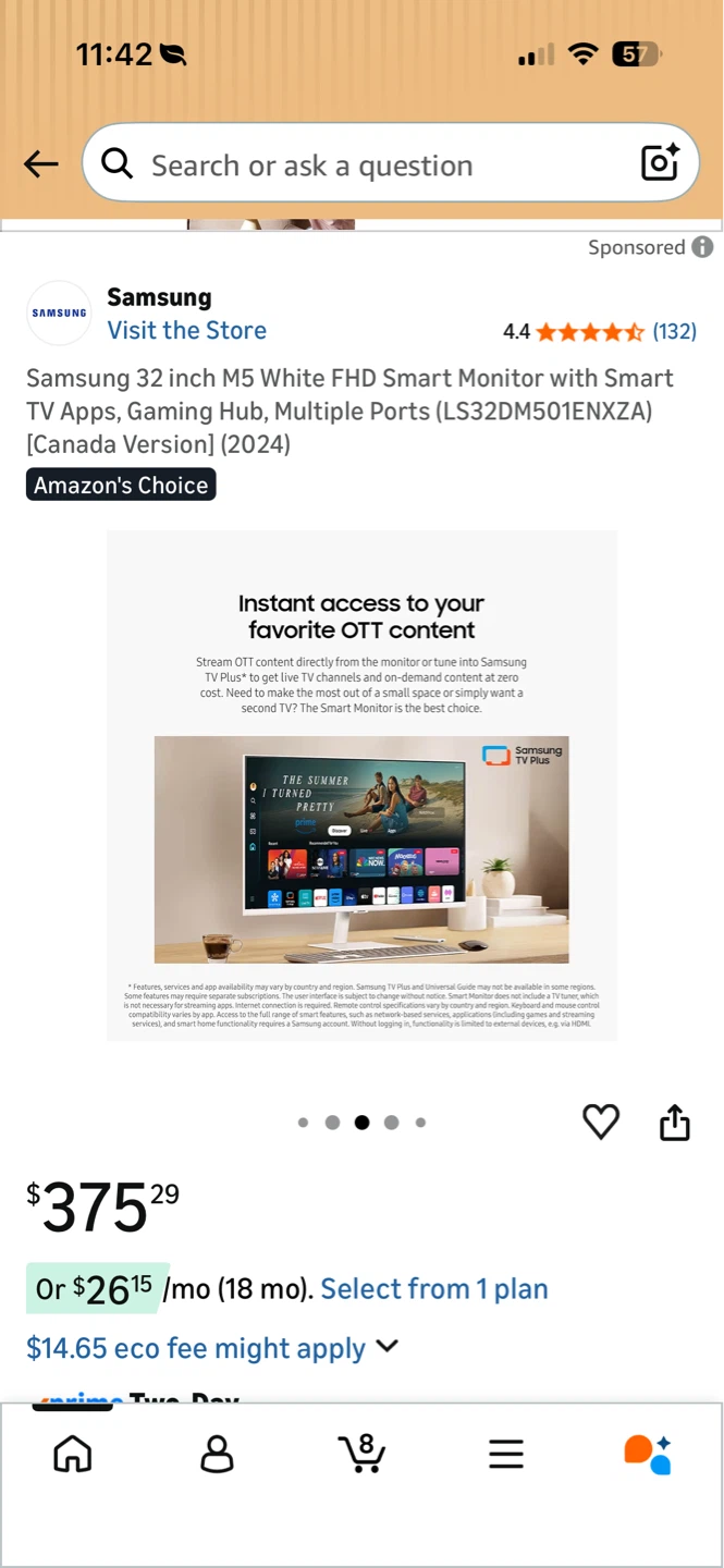 Samsung 32-inch M5 FHD Smart Monitor - photo 3