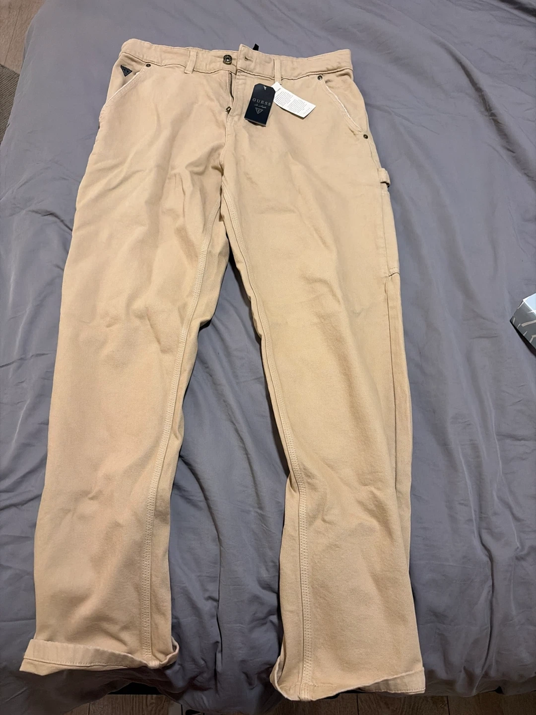 Guess Carpenter Pants Tan Size 32 - photo 3