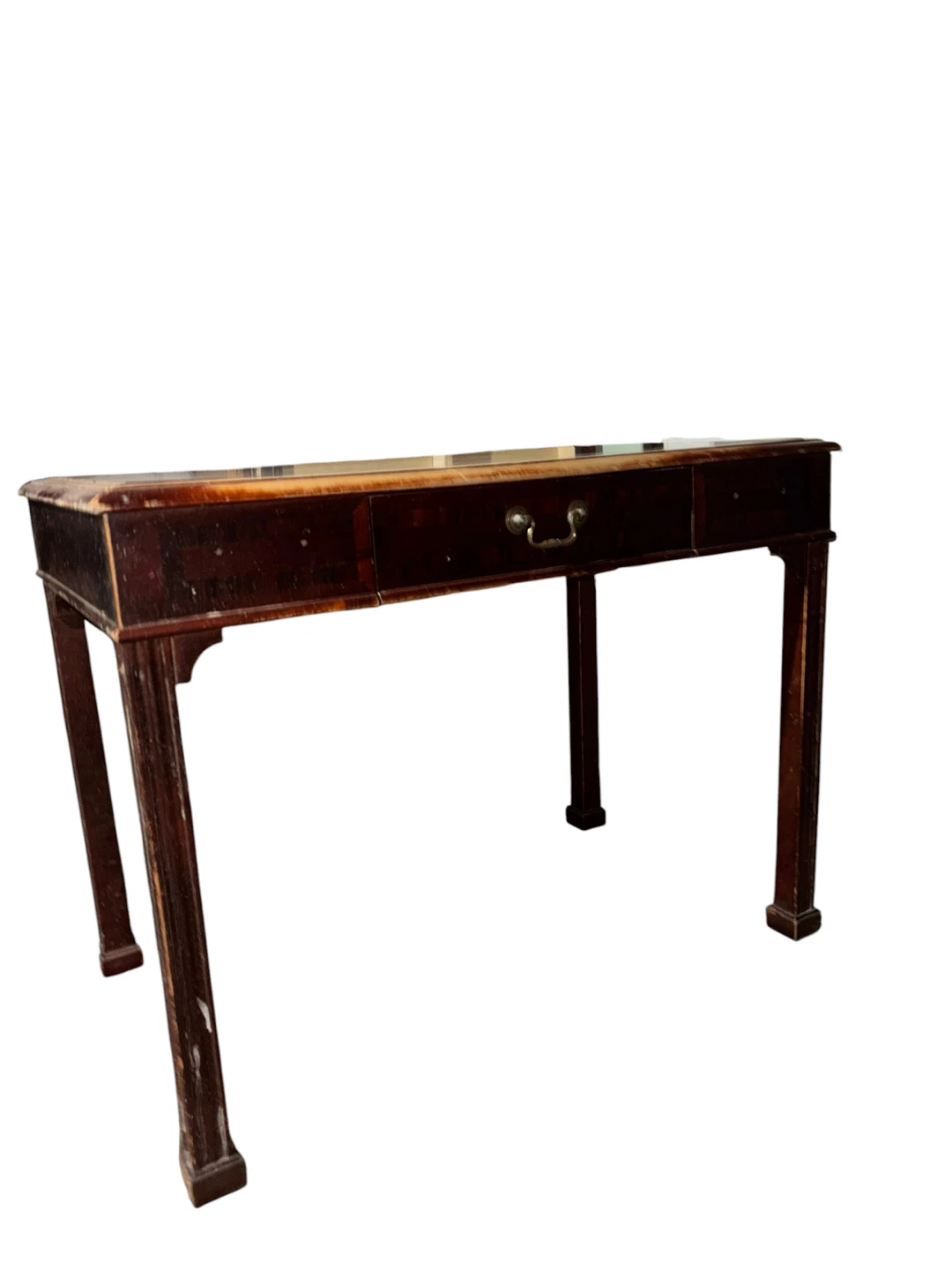 Vintage Wooden Desk with Drawer - photo 2