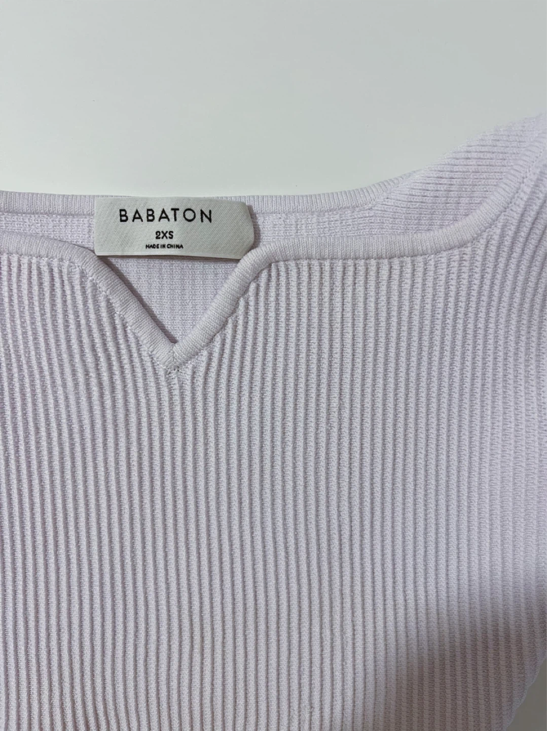 Aritzia BABATON Ribbed Tank Tops - Blue XS & Pink 2XS - photo 5