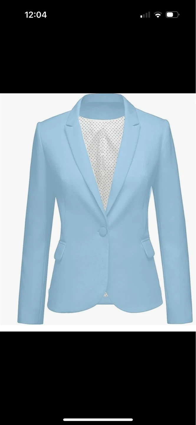 Light Blue Blazer Office Wear - photo 2