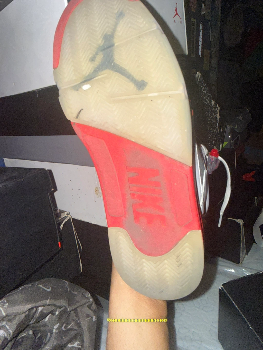 Jordan 5 Fire Red Size 10.5 Og all - photo 4