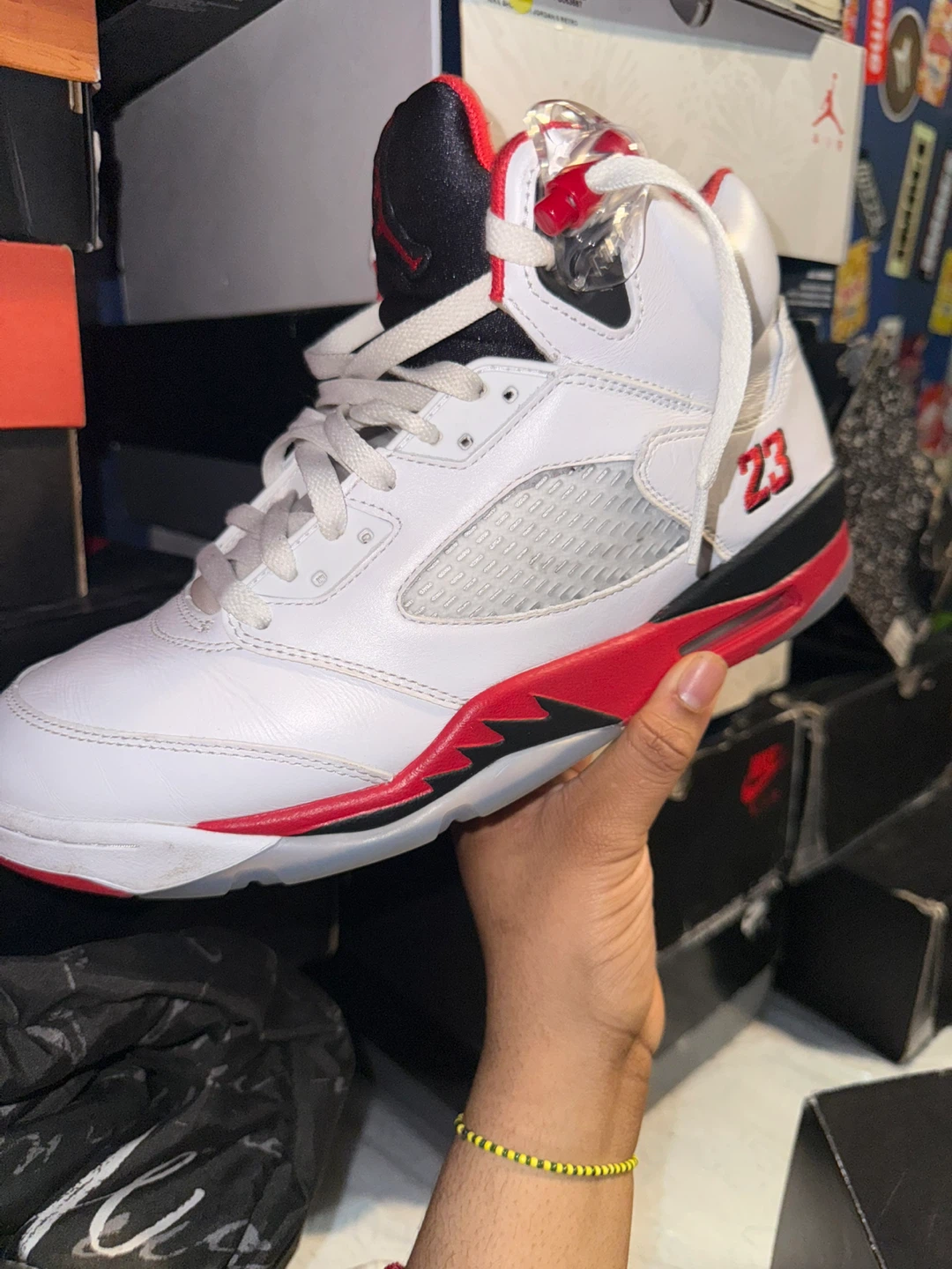 Jordan 5 Fire Red Size 10.5 Og all - photo 2