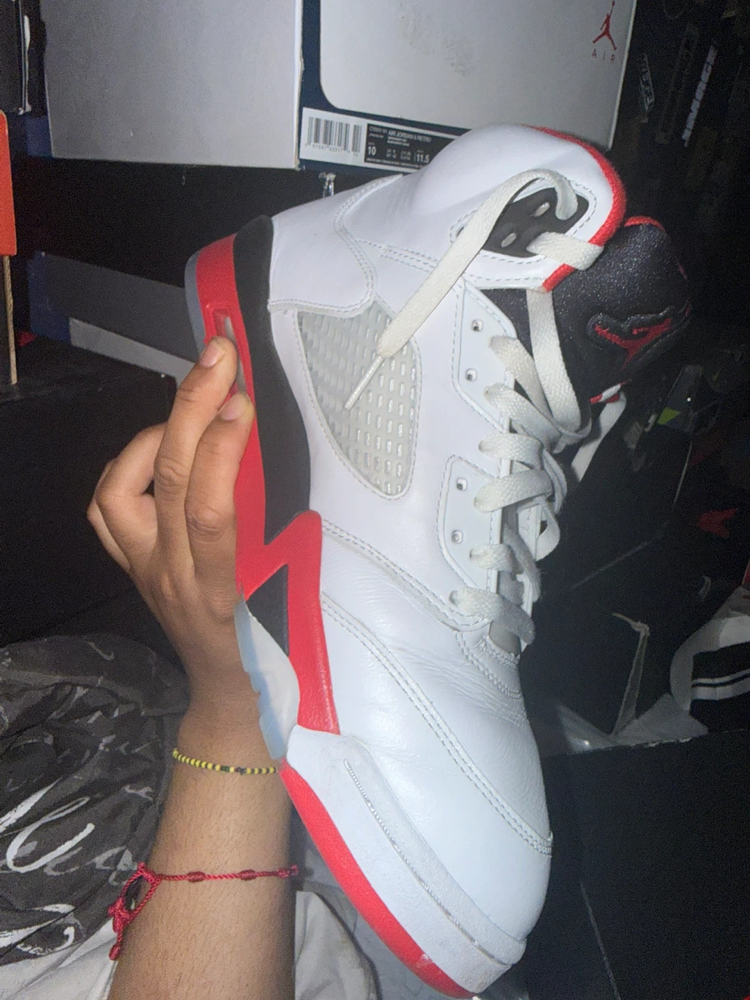 Jordan 5 Fire Red Size 10.5 Og all - photo 3
