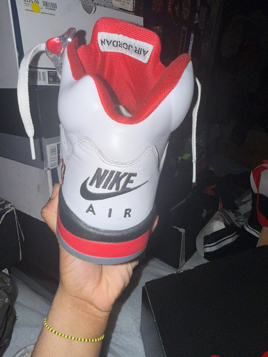 Jordan 5 Fire Red Size 10.5 Og all