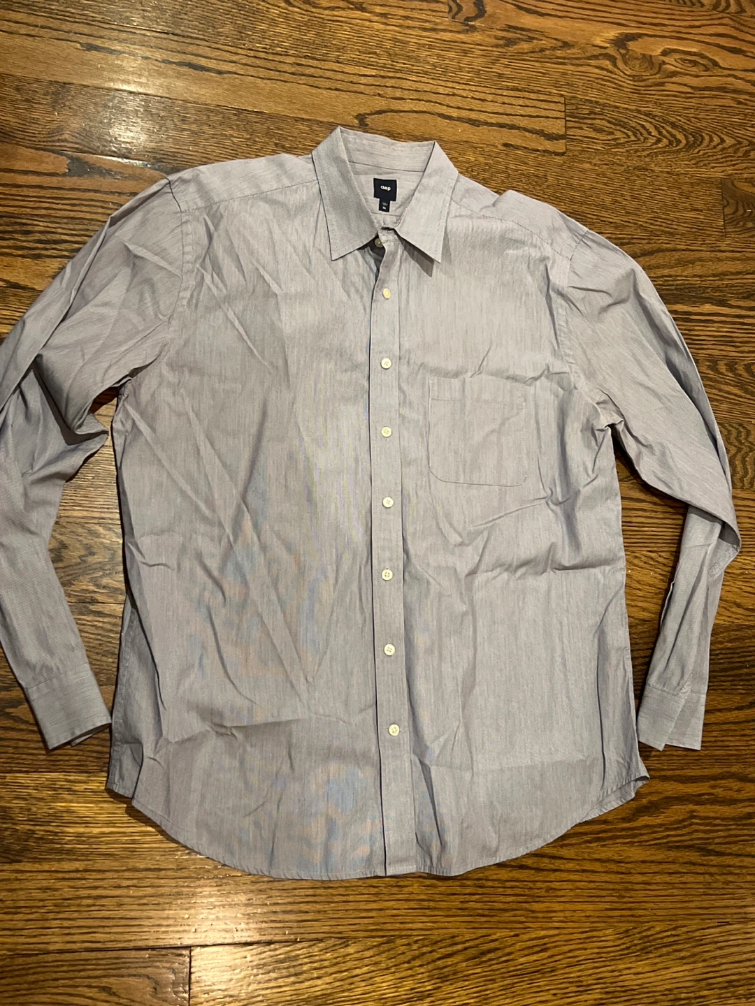 Gap Men's Striped Button-Down Shirt XL - photo 2