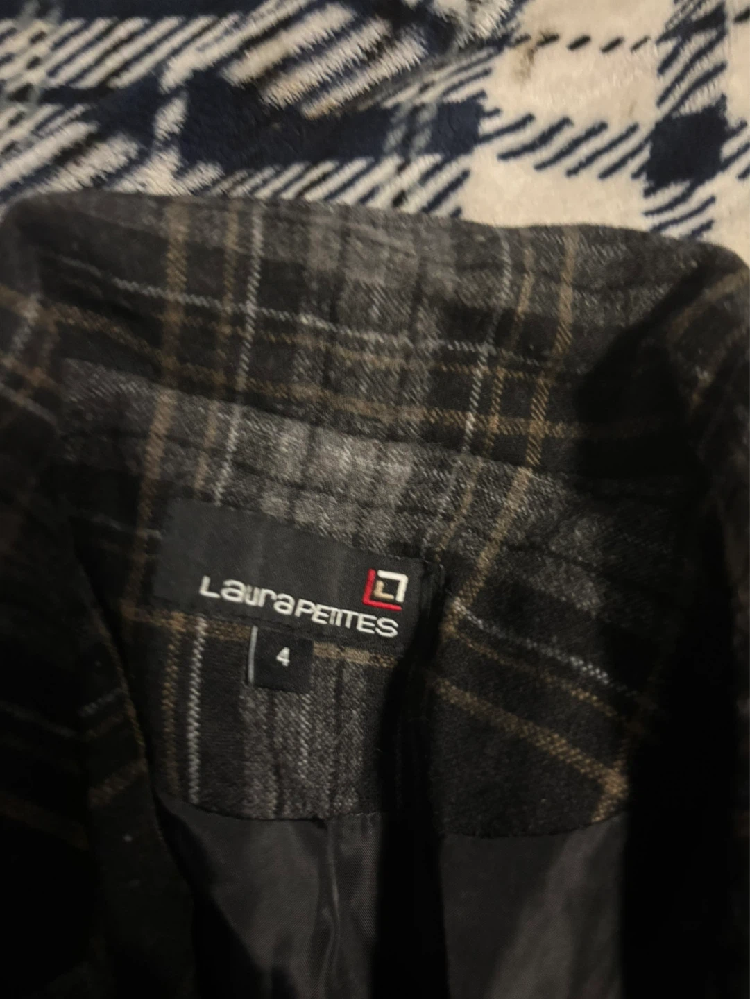 Laura Petites Plaid Blazer - Size 4 - photo 2