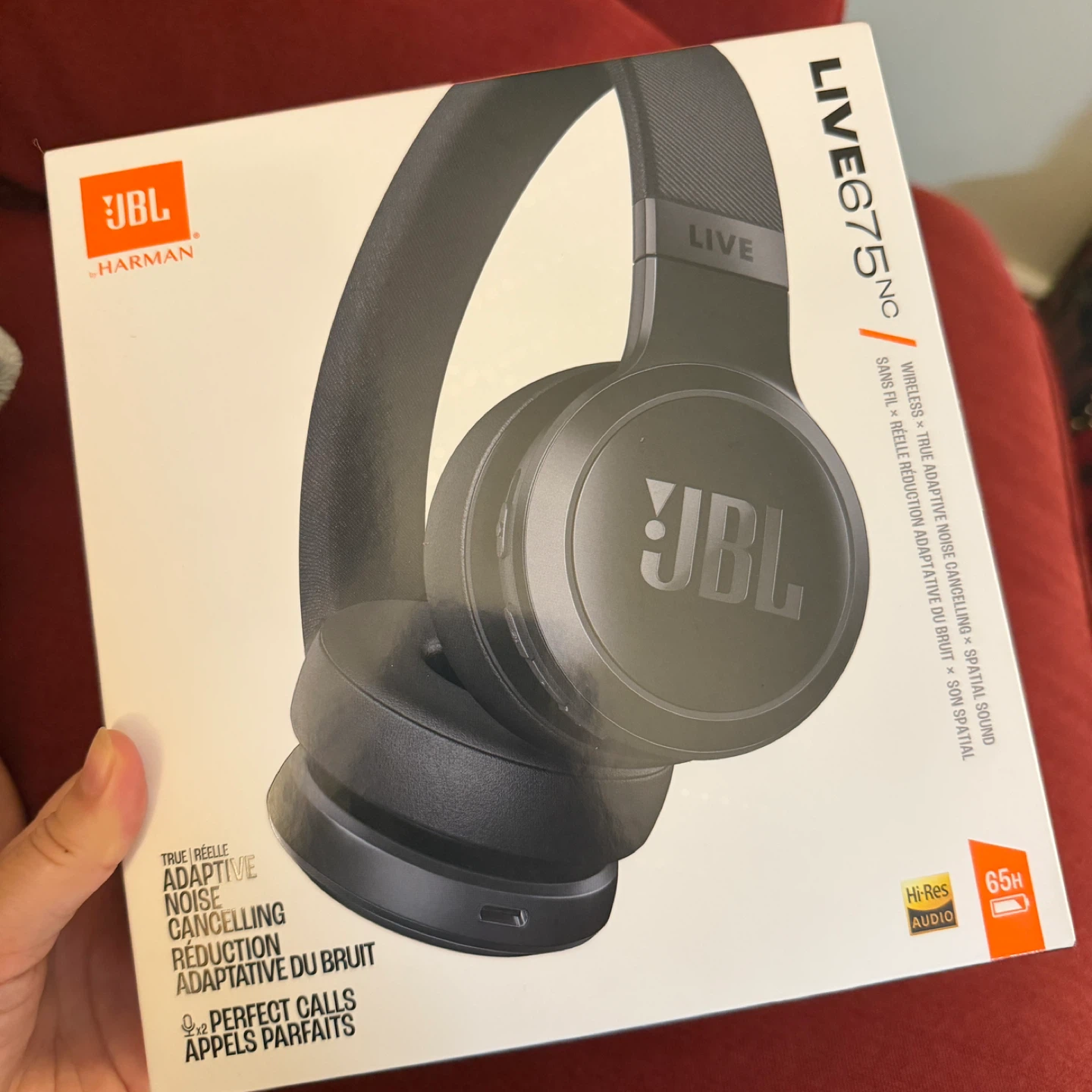 JBL LIVE 675NC Wireless Adaptive Noise Cancelling Headphones