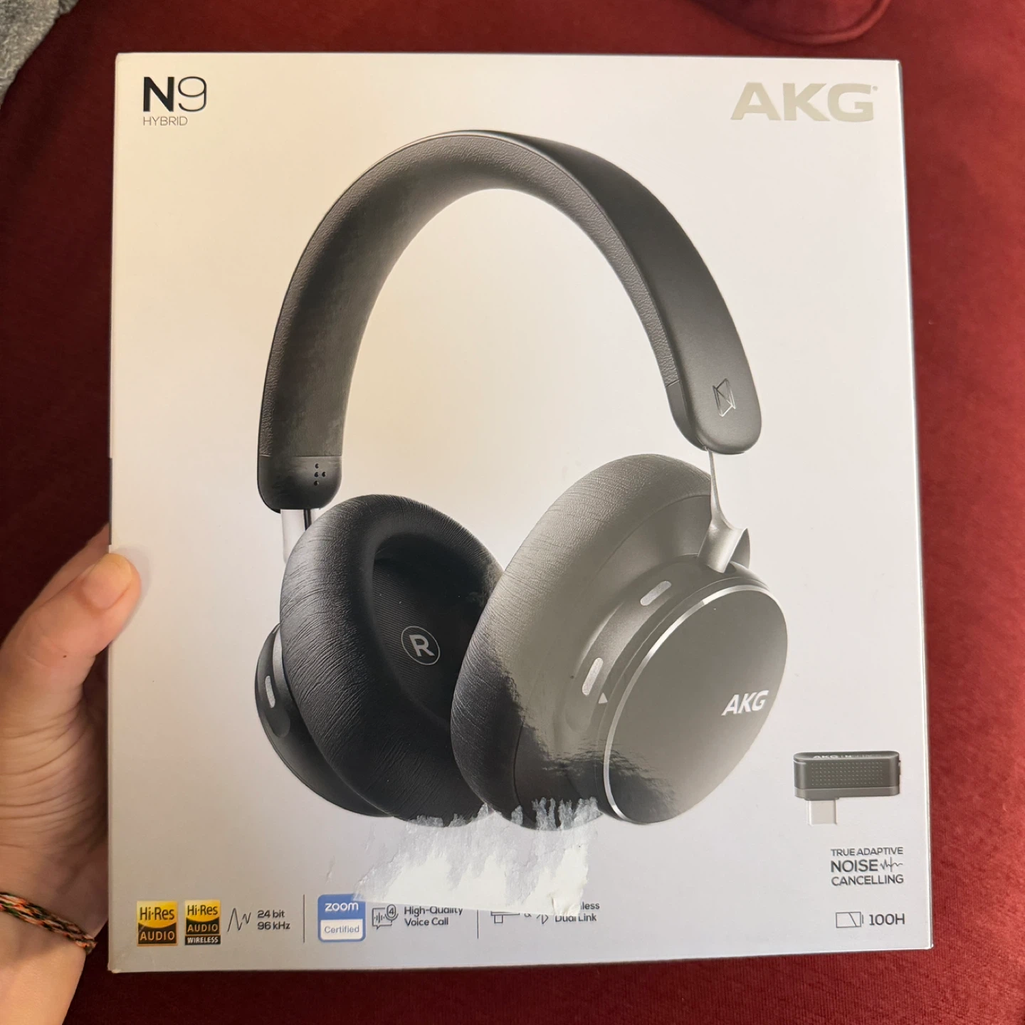 AKG N9 Hybrid Wireless Over-Ear Noise Cancelling Headphones