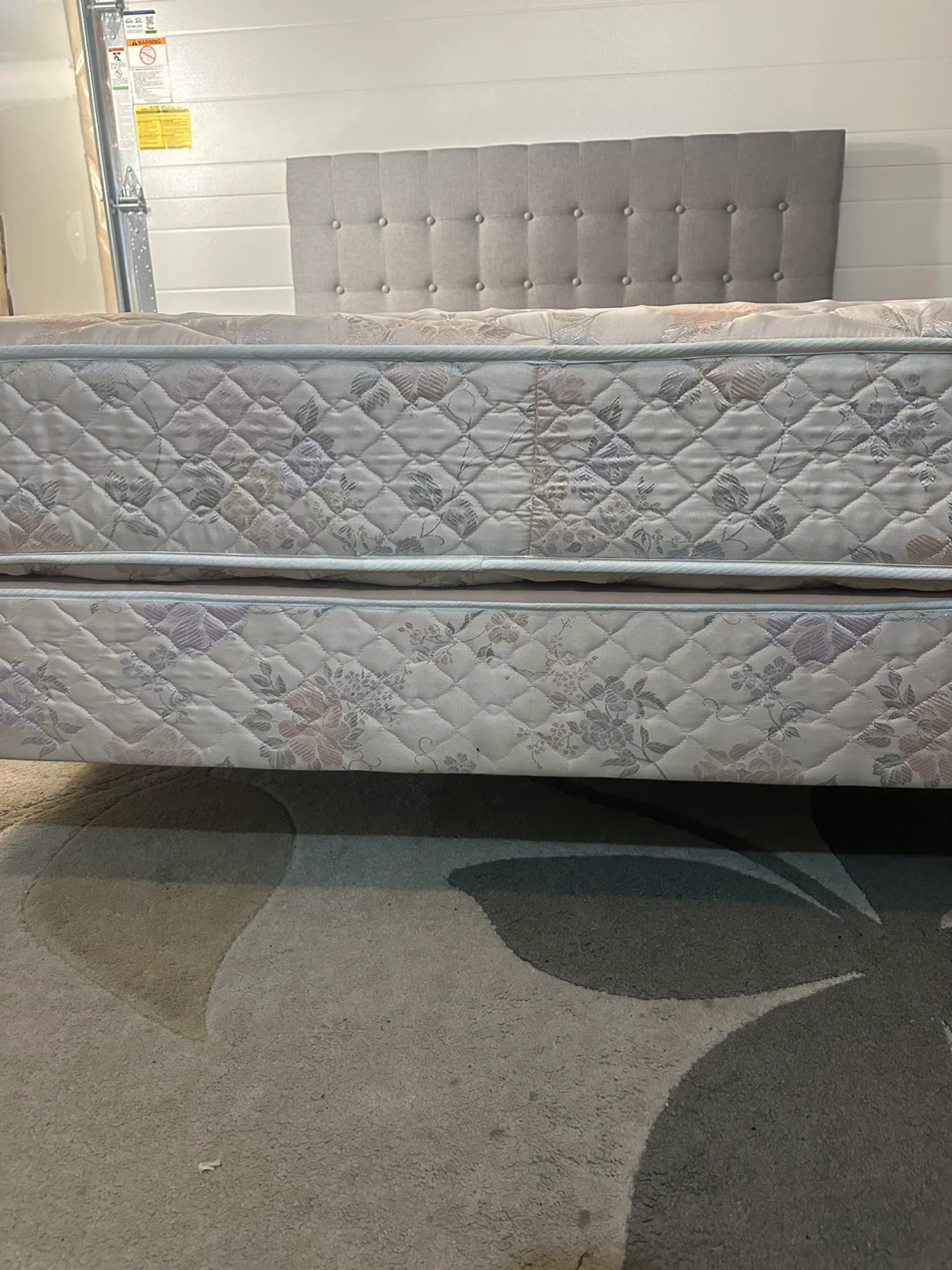 Grey Queen Size Complete Bed Set | New Condition - photo 4