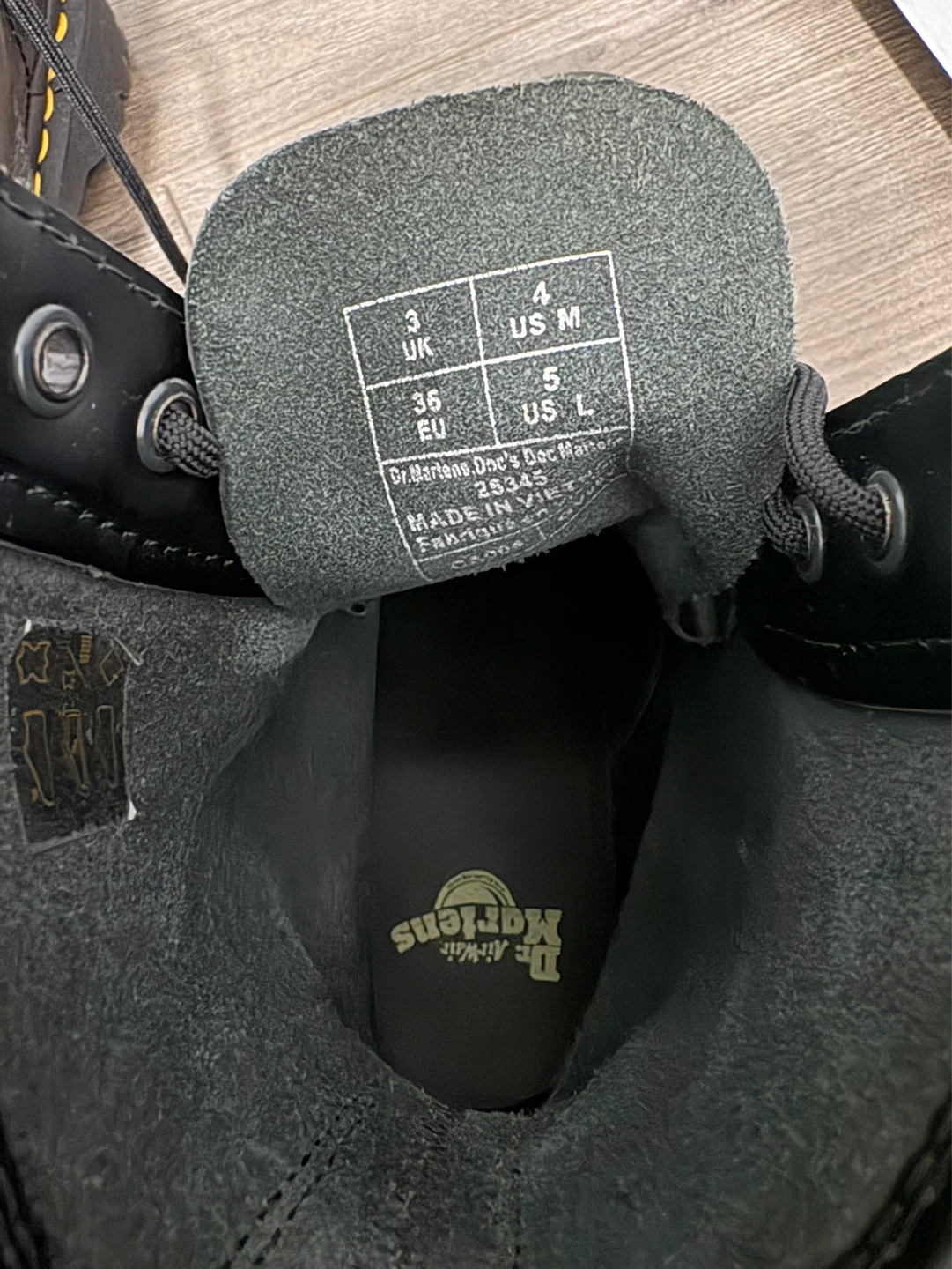 Dr. Martens Black Platform Boots Size 5 US - photo 2
