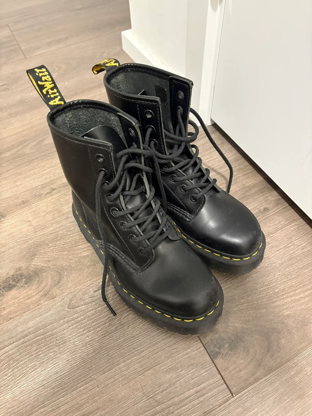 Dr. Martens Black Platform Boots Size 5 US
