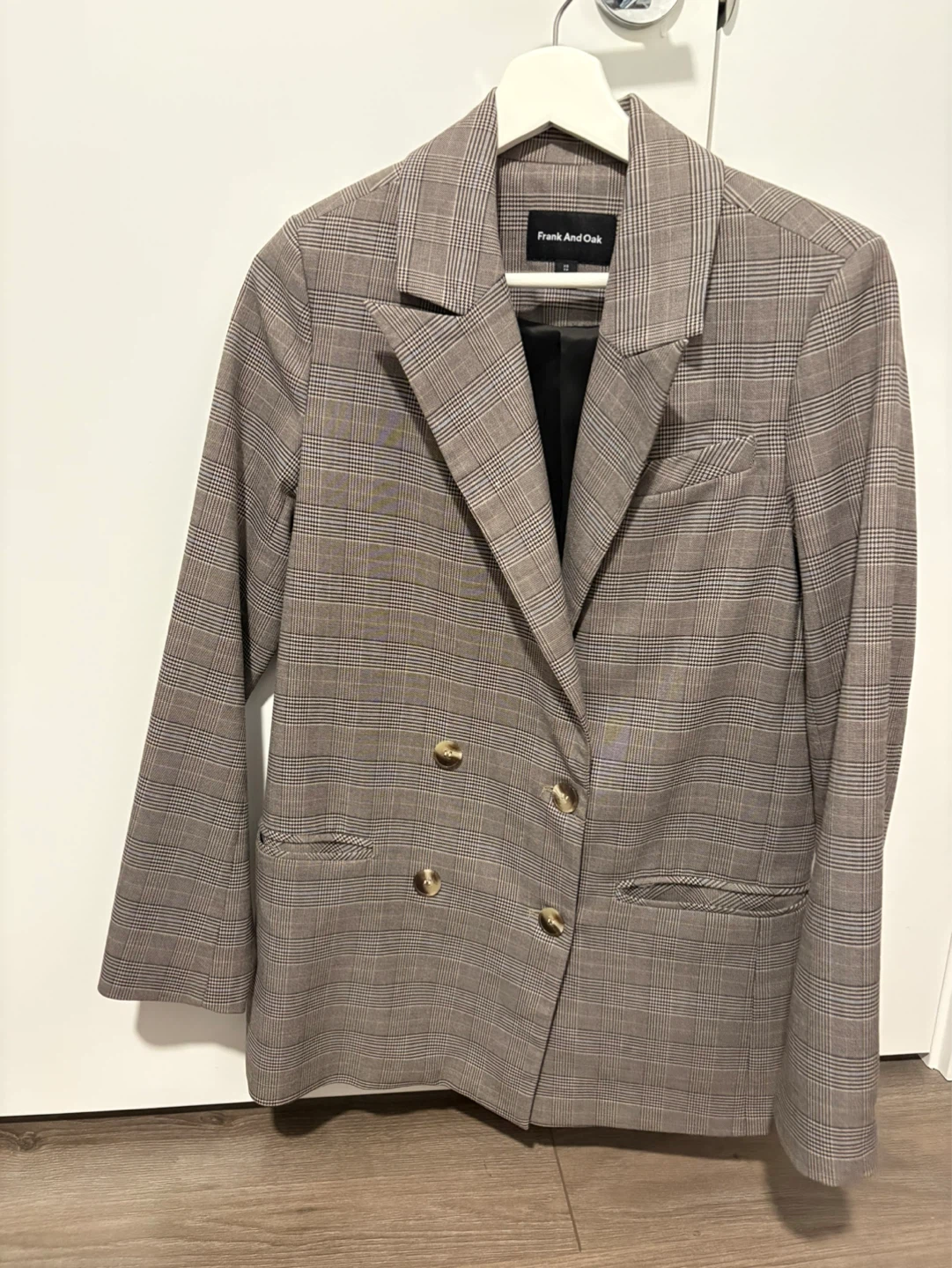 Frank And Oak Plaid Blazer - Size XS