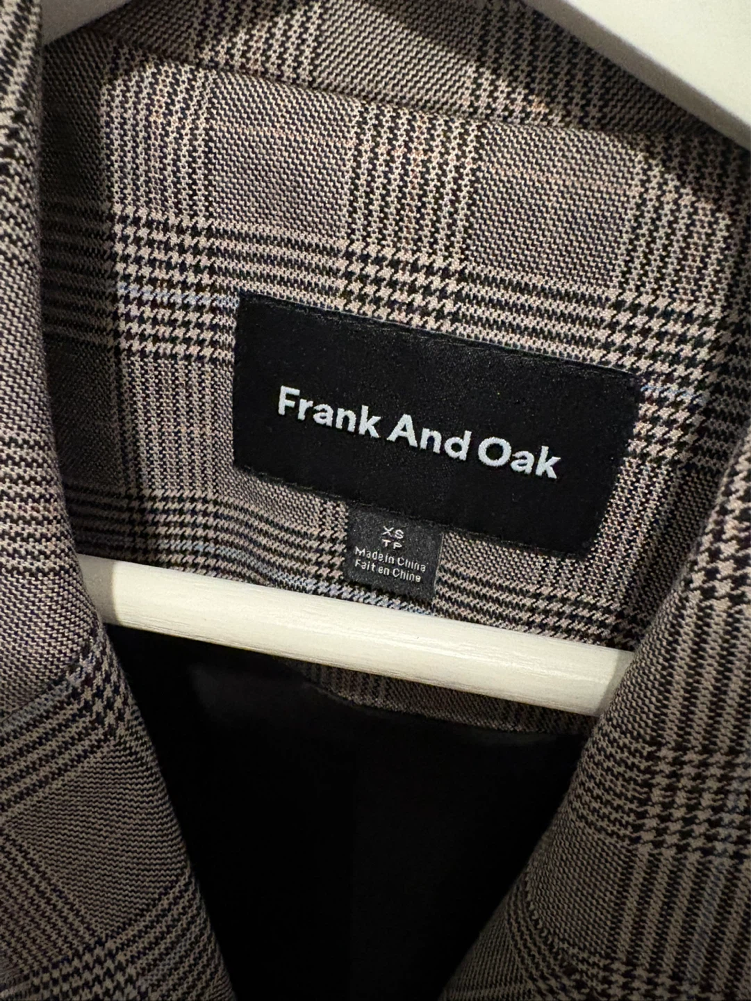Frank And Oak Plaid Blazer - Size XS - photo 2