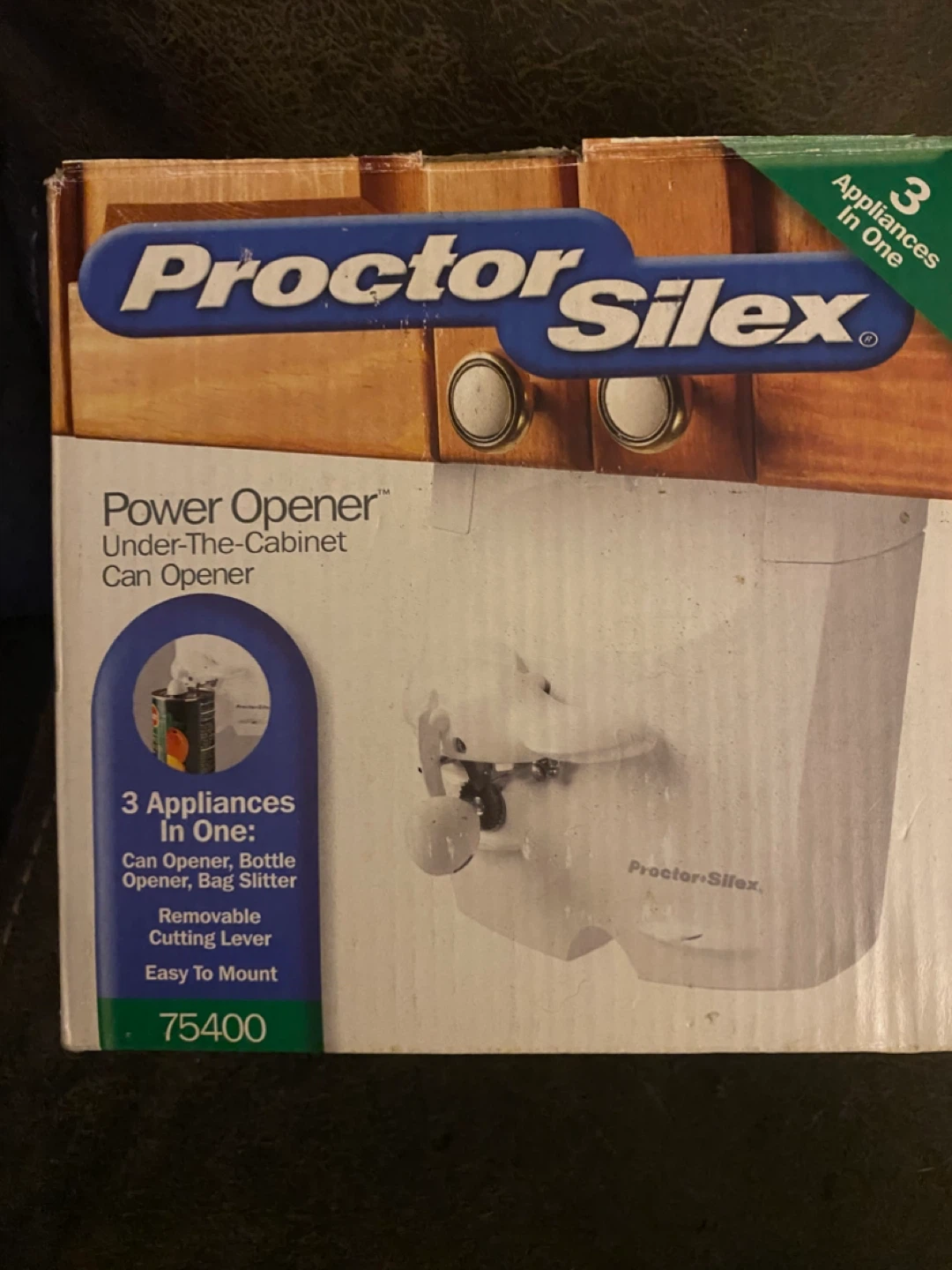 Proctor Silex Under-The-Cabinet Can Opener 75400