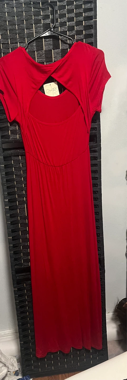 Olivia Rose Red Cutout Maxi Dress size S/M/L - photo 4