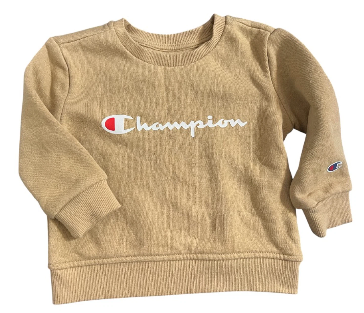 Champion Toddler Sweatsuit Set 18M Tan Fleece Outfit - photo 2