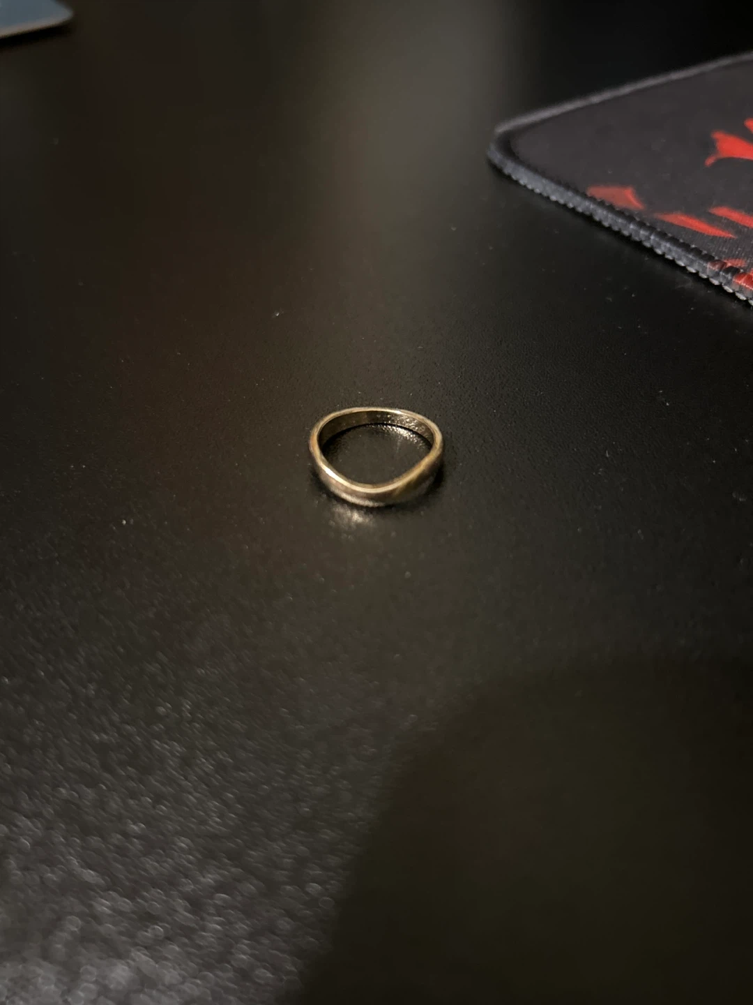 Gold coloured rings (3) - photo 4