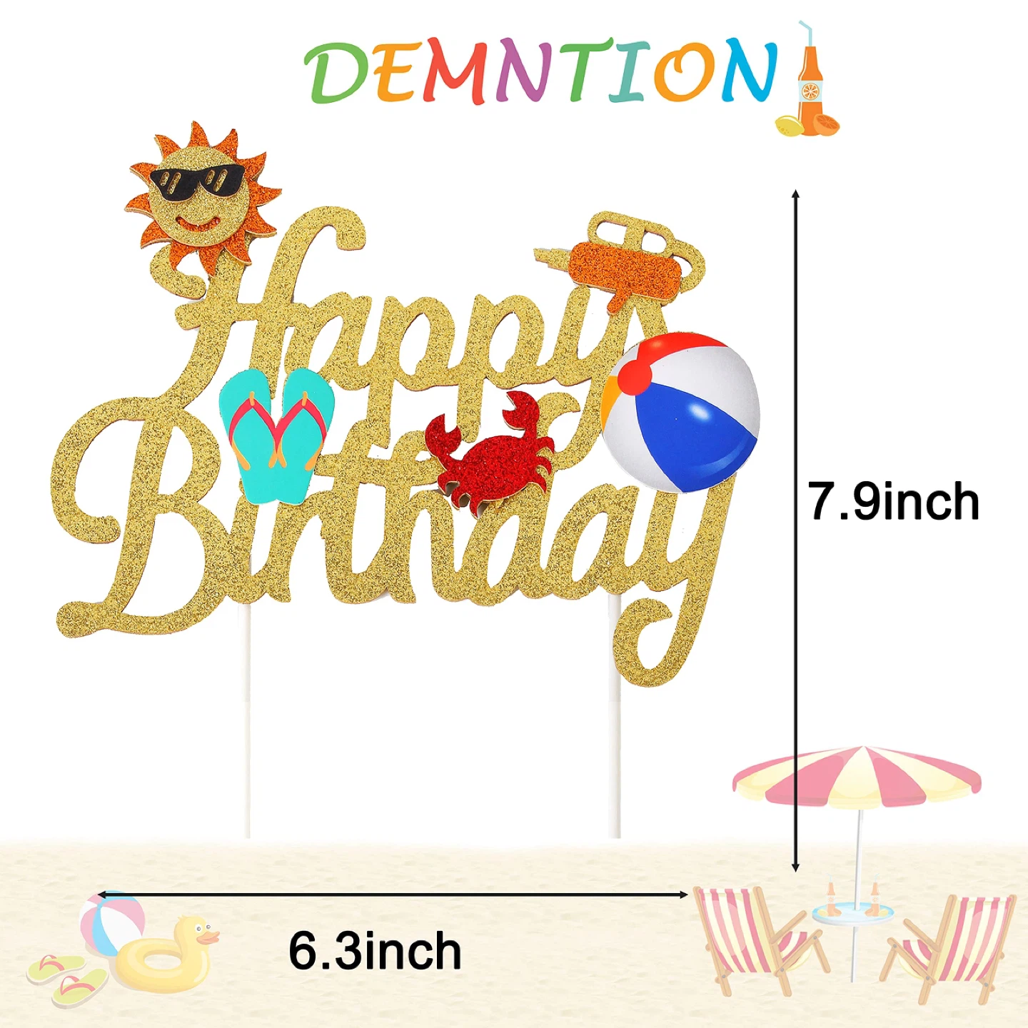 Summer Party Accessories Set 48 Beach Pool Birthday Party - photo 5