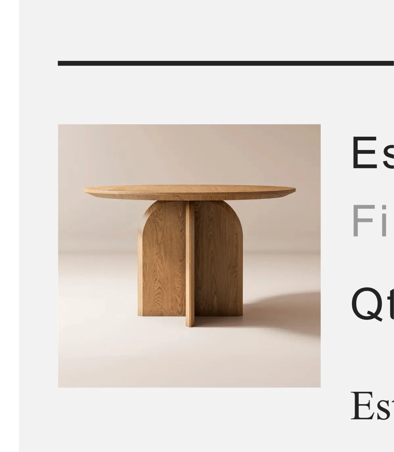 Hernest dining table