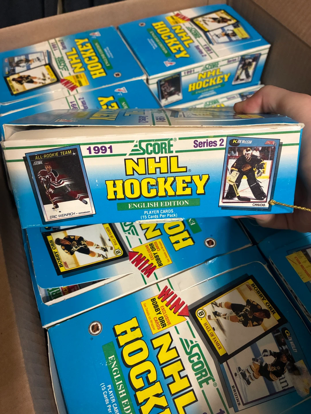 1991 Score NHL Hockey Series 2 cards - photo 3