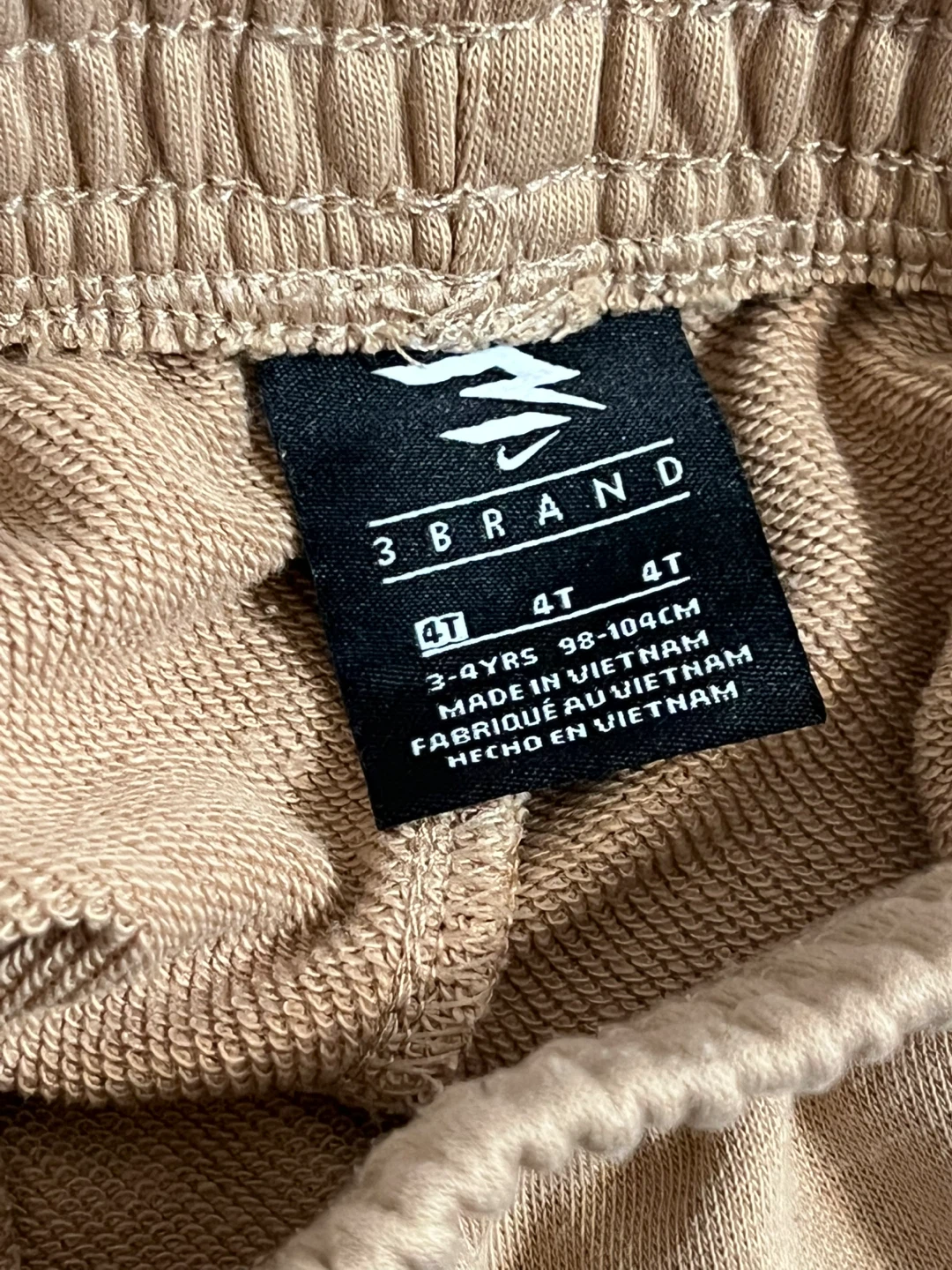 3BRAND by Russell Wilson Boys Tan Shorts Size 4T - photo 4