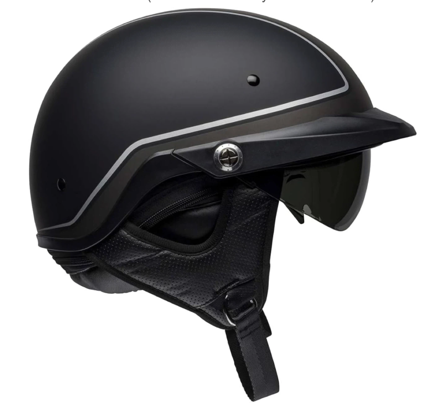 Bell Matte Black Motorcycle Helmet-L Size