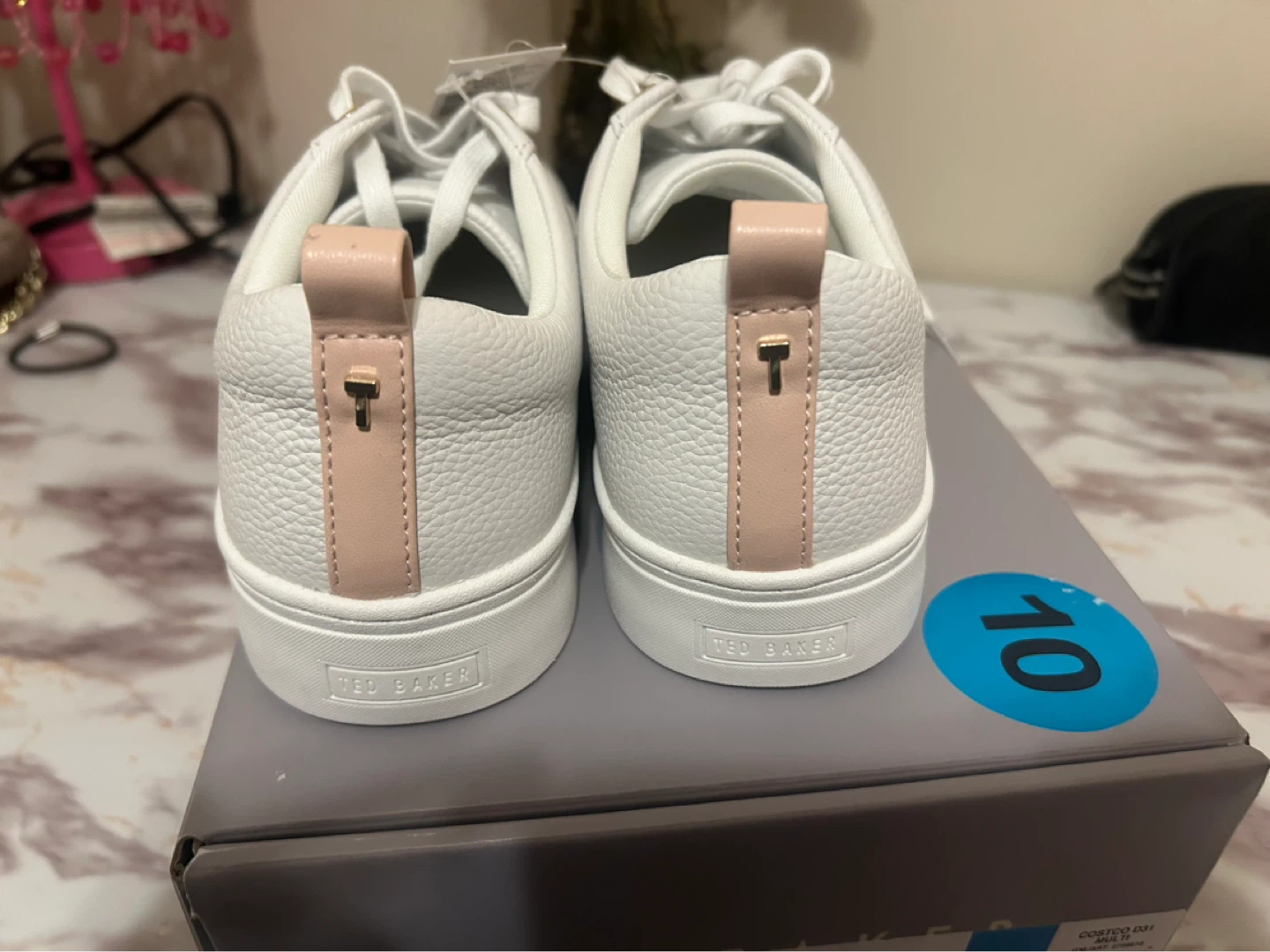 Ted Baker White Leather Sneakers size 10 - photo 3