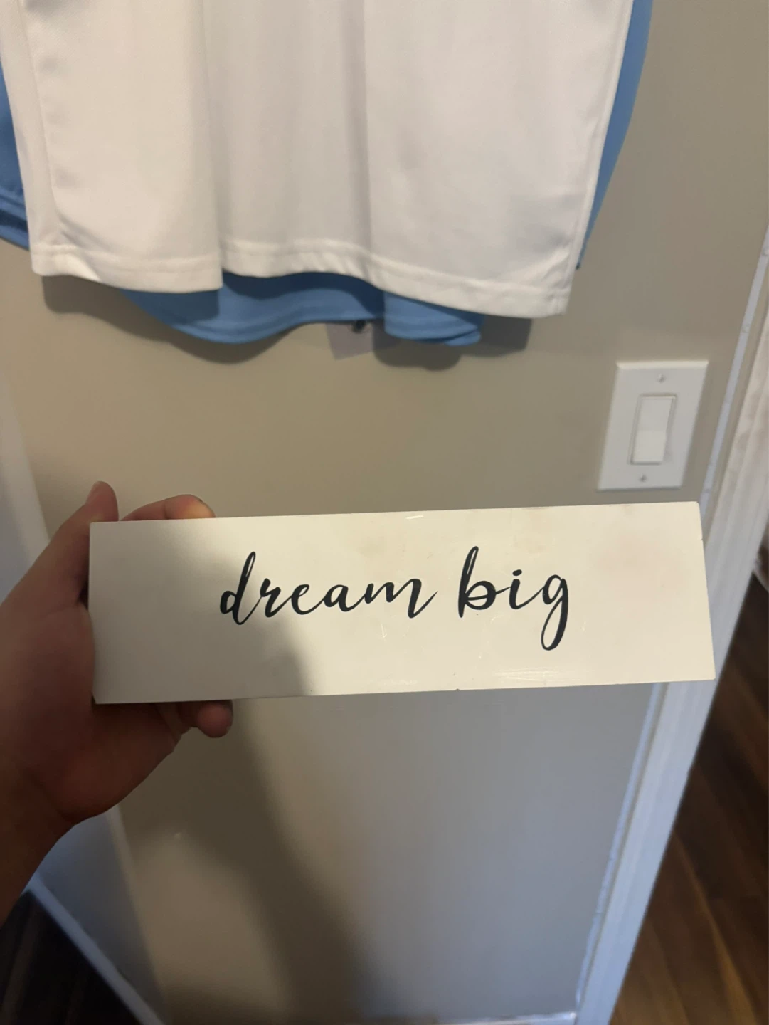 Dream Big Wood Sign
