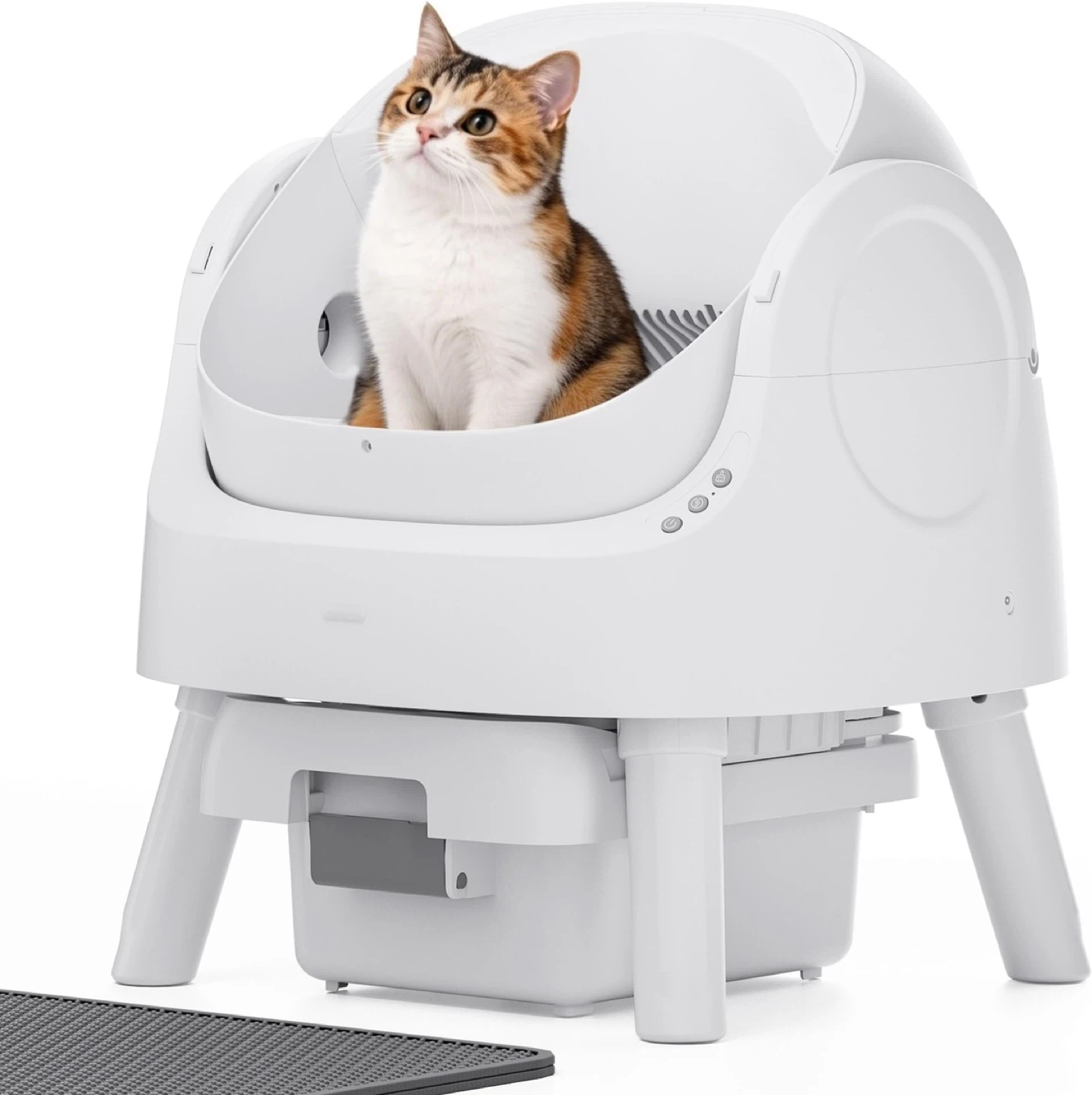 🔥Brand New Self-Cleaning Cat Litter Box - White