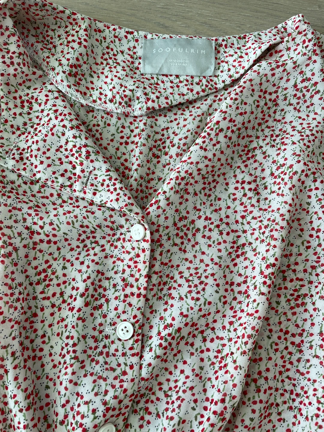SOOFULRIM Floral Print Button-Up Midi Dress - photo 2