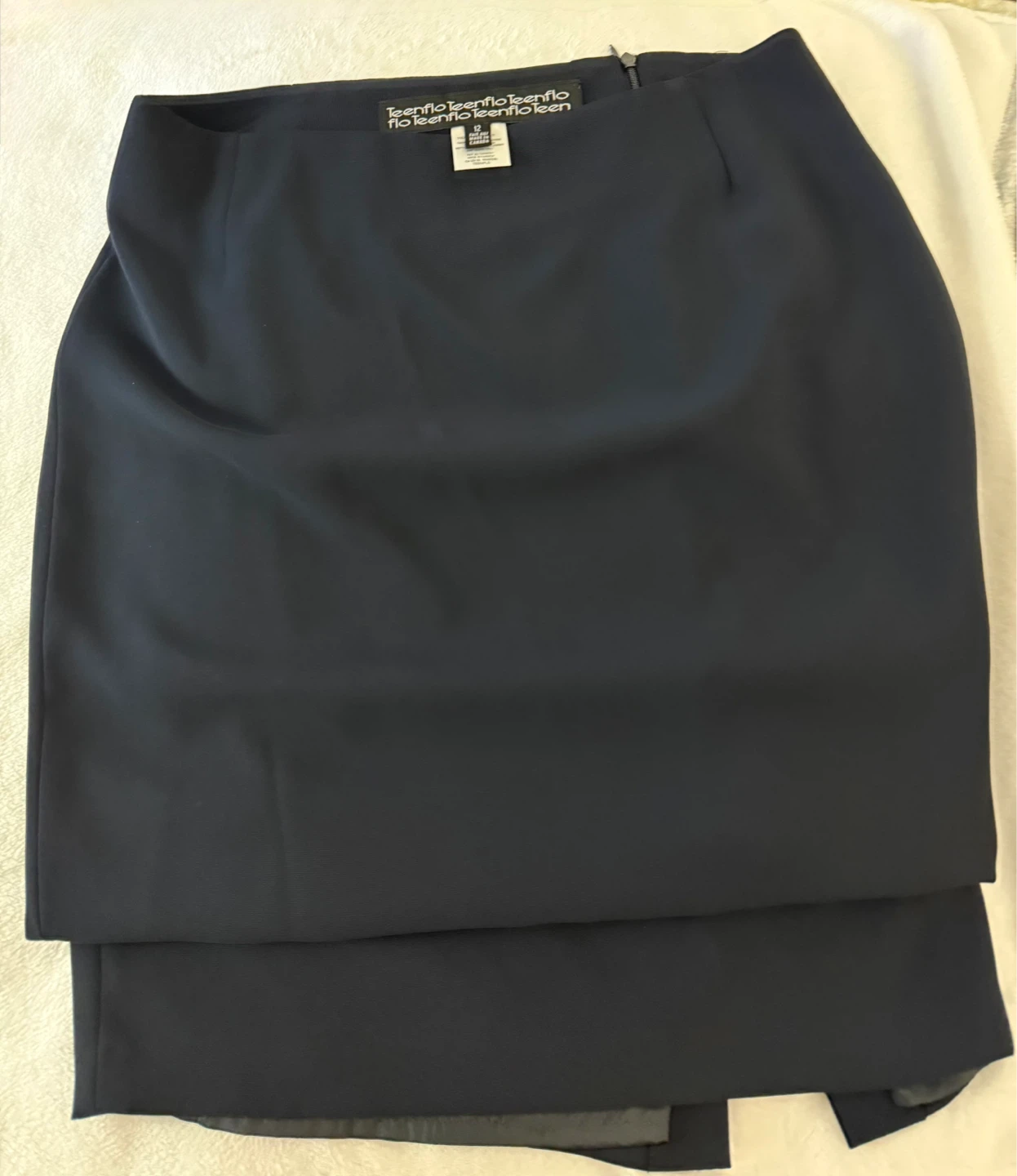Teenfloo Navy Blue Skirt Size 12 - photo 2