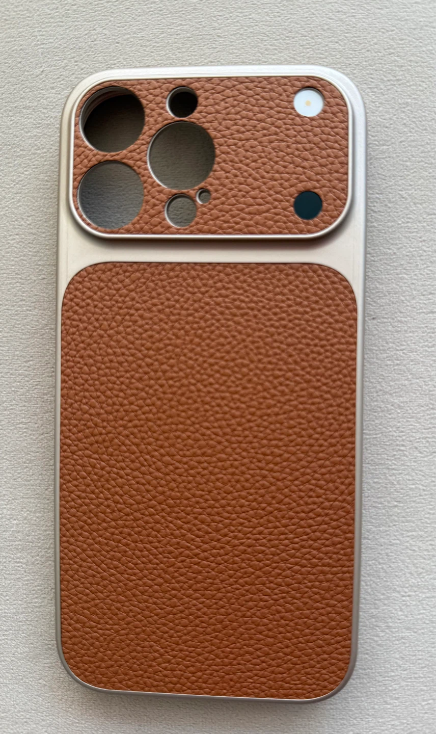 Brown Leather iPhone 16 Pro Max Case